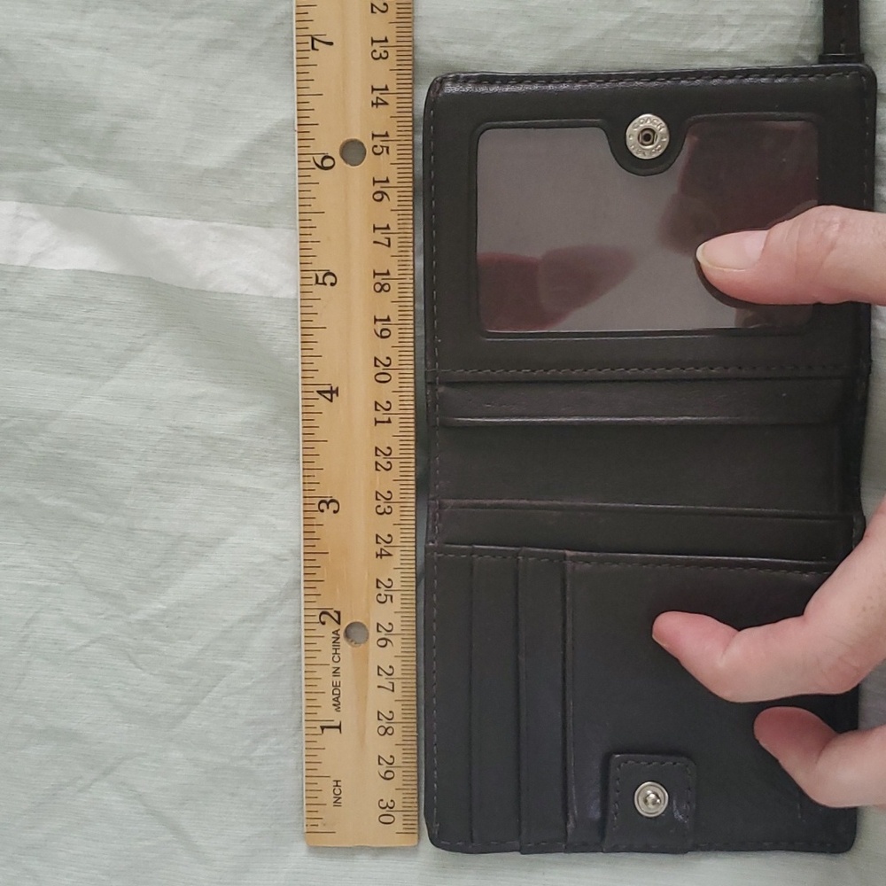Coach Small Classic Fold Wallet - Picture 10 of 11